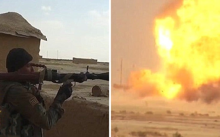 Βομβιστής αυτοκτονίας εγκαταλείπει την επίθεση και το βάζει στα πόδια (βίντεο)